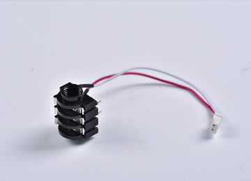 6.35插座轉(zhuǎn)5264-2Y-UL線-接板線